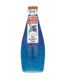 مگابیز نوشیدنی تخم شربتی بلوبری 240 میل